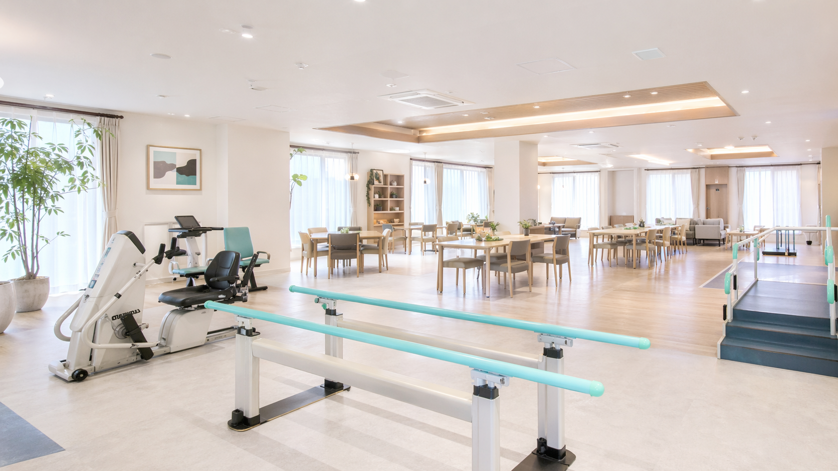 デイサービスのリハビリ空間