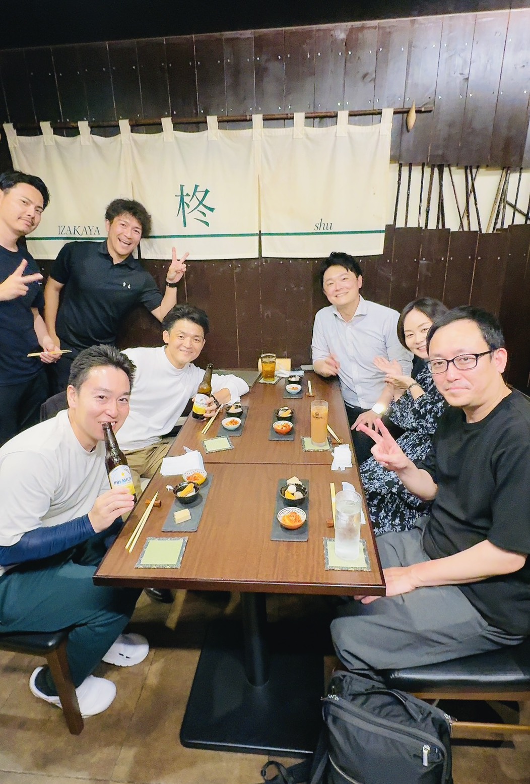 セミナー後の懇親会の様子