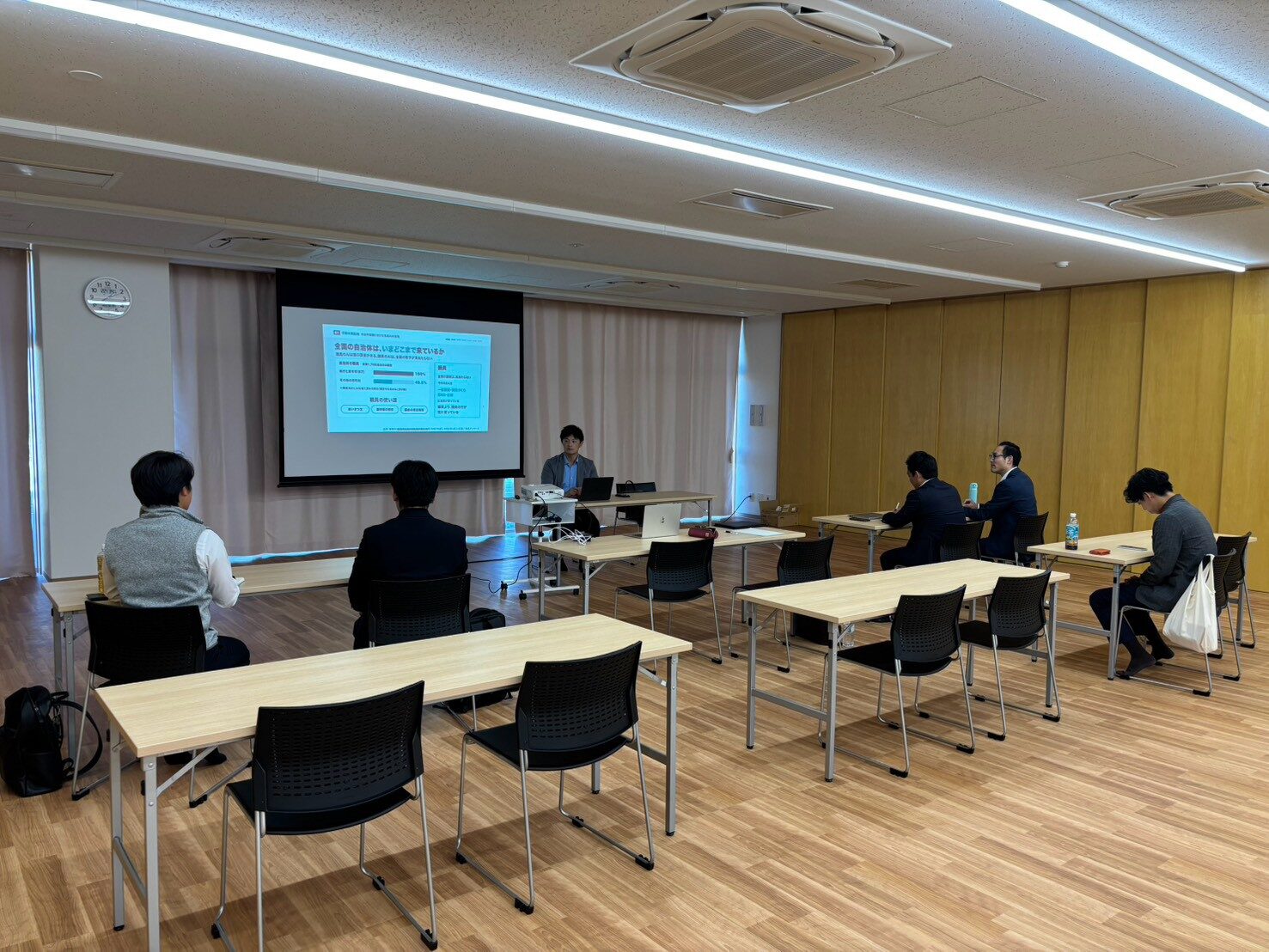 豊川市総合保健センターの会場